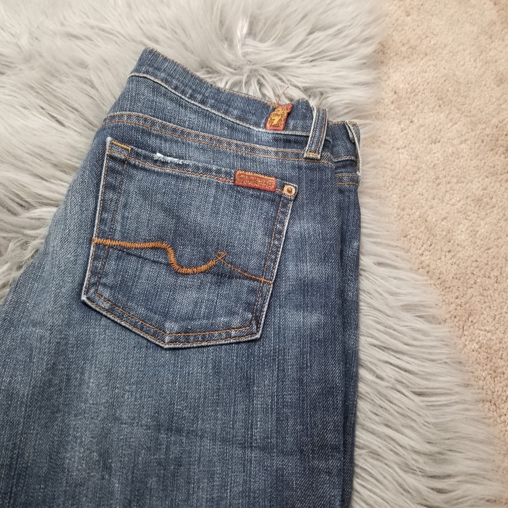 7 for all mankind, women Jean's, size 28. - Picture 5 of 7